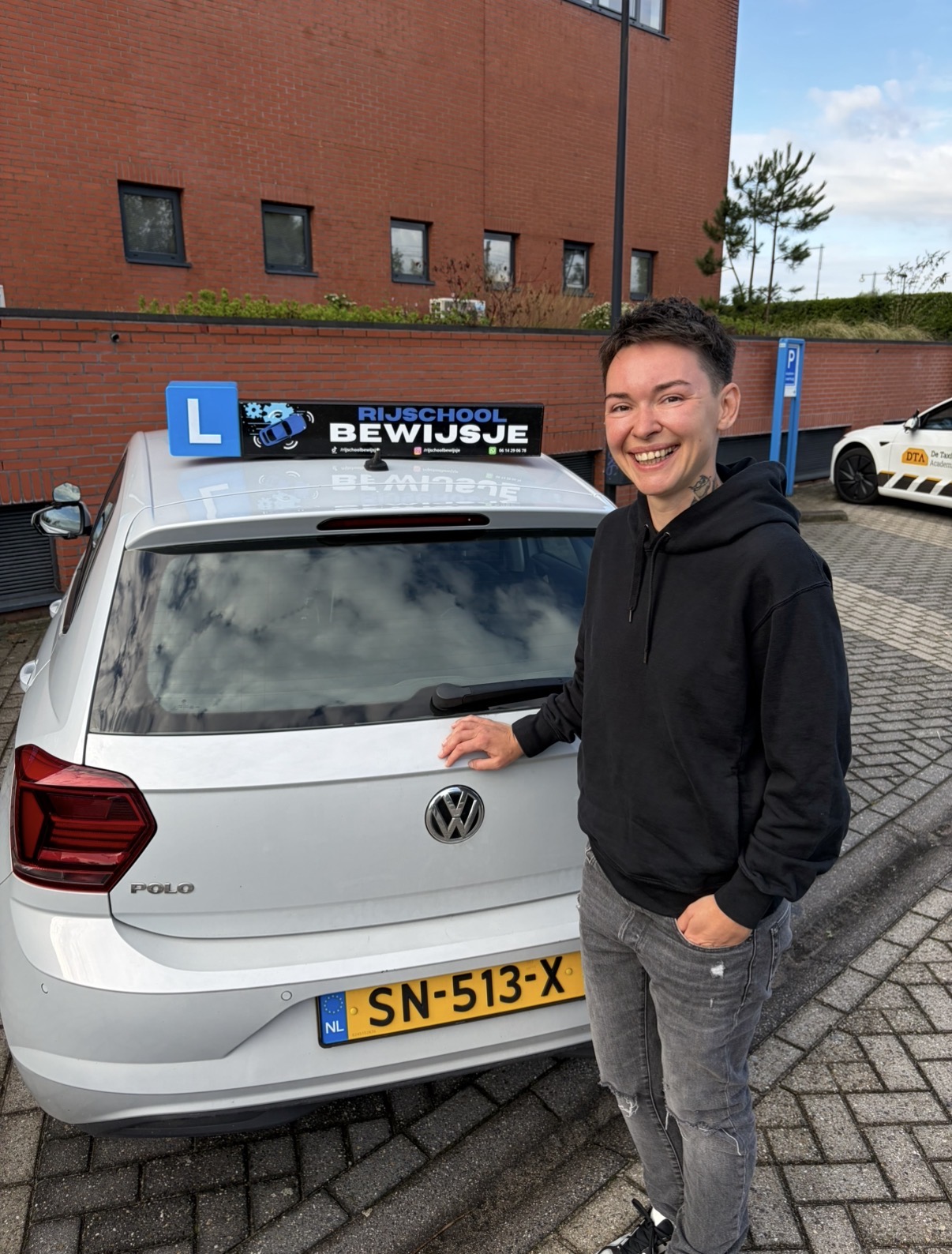 Geslaagde leerling 9 met rijbewijs