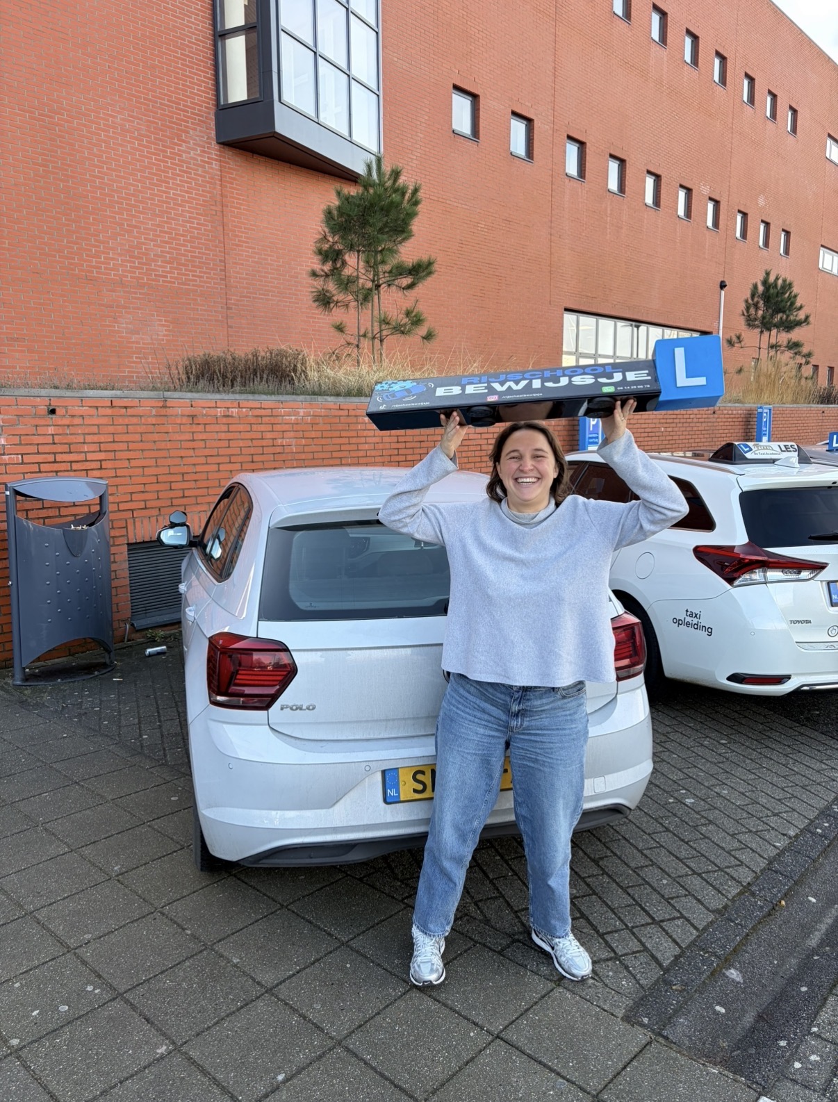 Geslaagde leerling 3 met rijbewijs